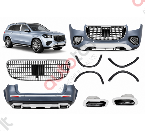 GLS 600 MAYBACH look apdailos komplektas skirtas Mercedes Benz GLS X167 modeliams (2024+) 